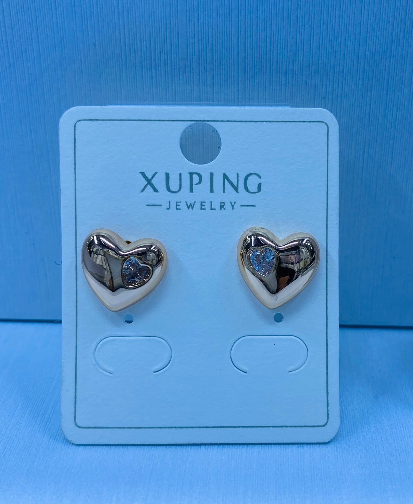 Arete xuping en color 18k rosa