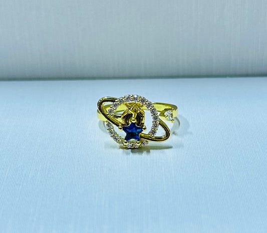 Anillo Saturno giratorio regulable