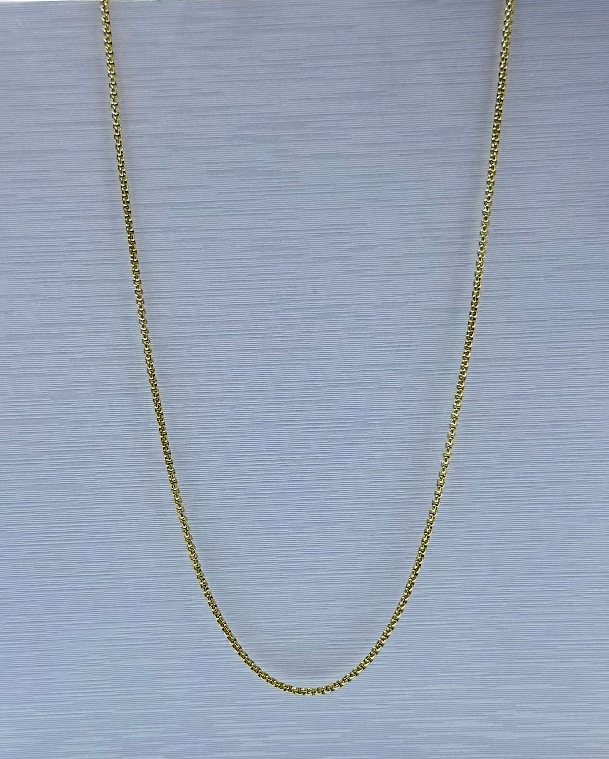 Collar de varón dorado (60 cm)