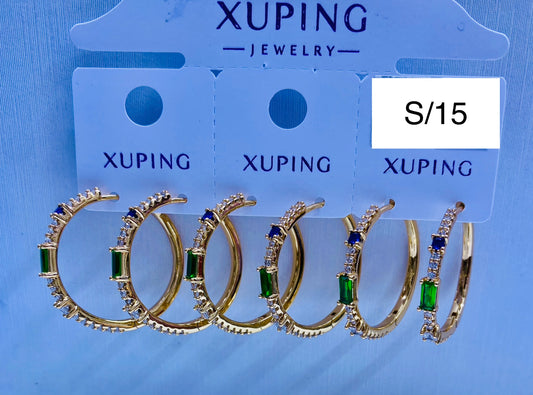 Argolla Xuping original color 18k rose por 1 und.