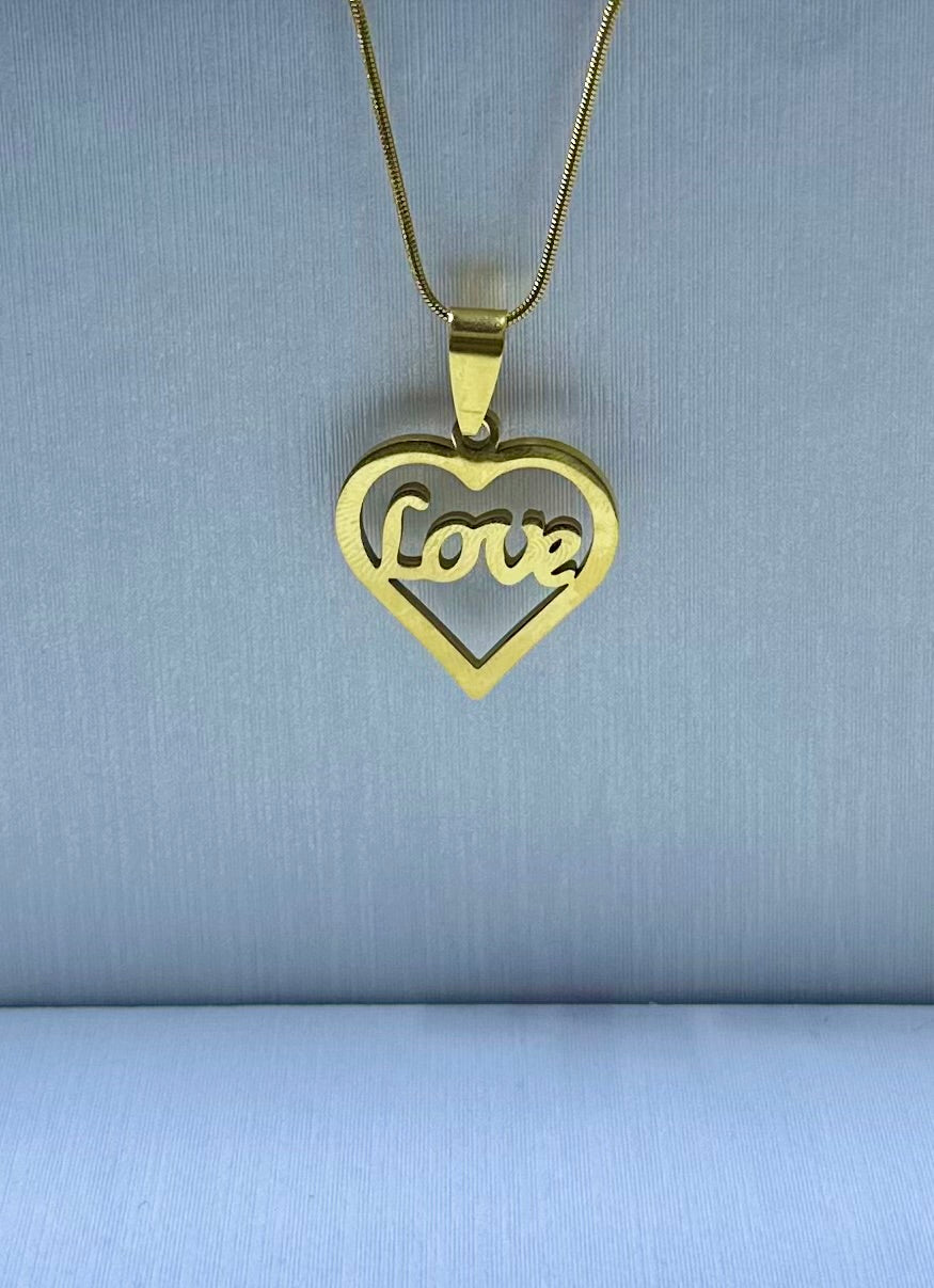 Dije love (sin cadena)