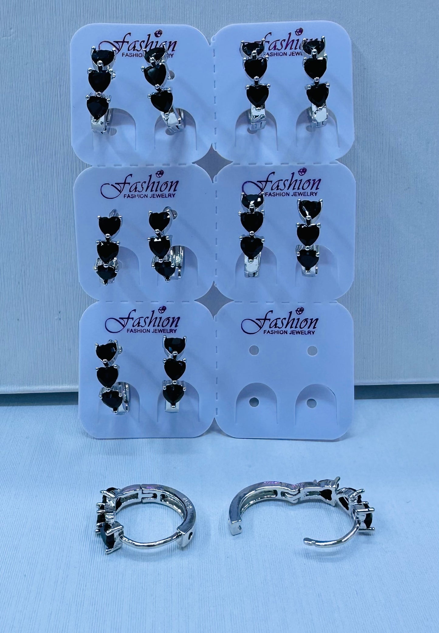 Argolla plateada por 6 pares