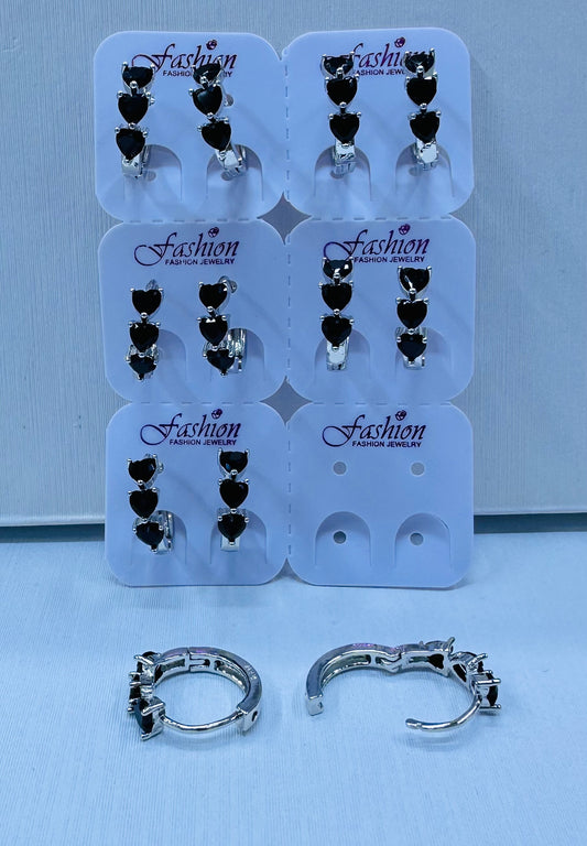 Argolla plateada por 6 pares