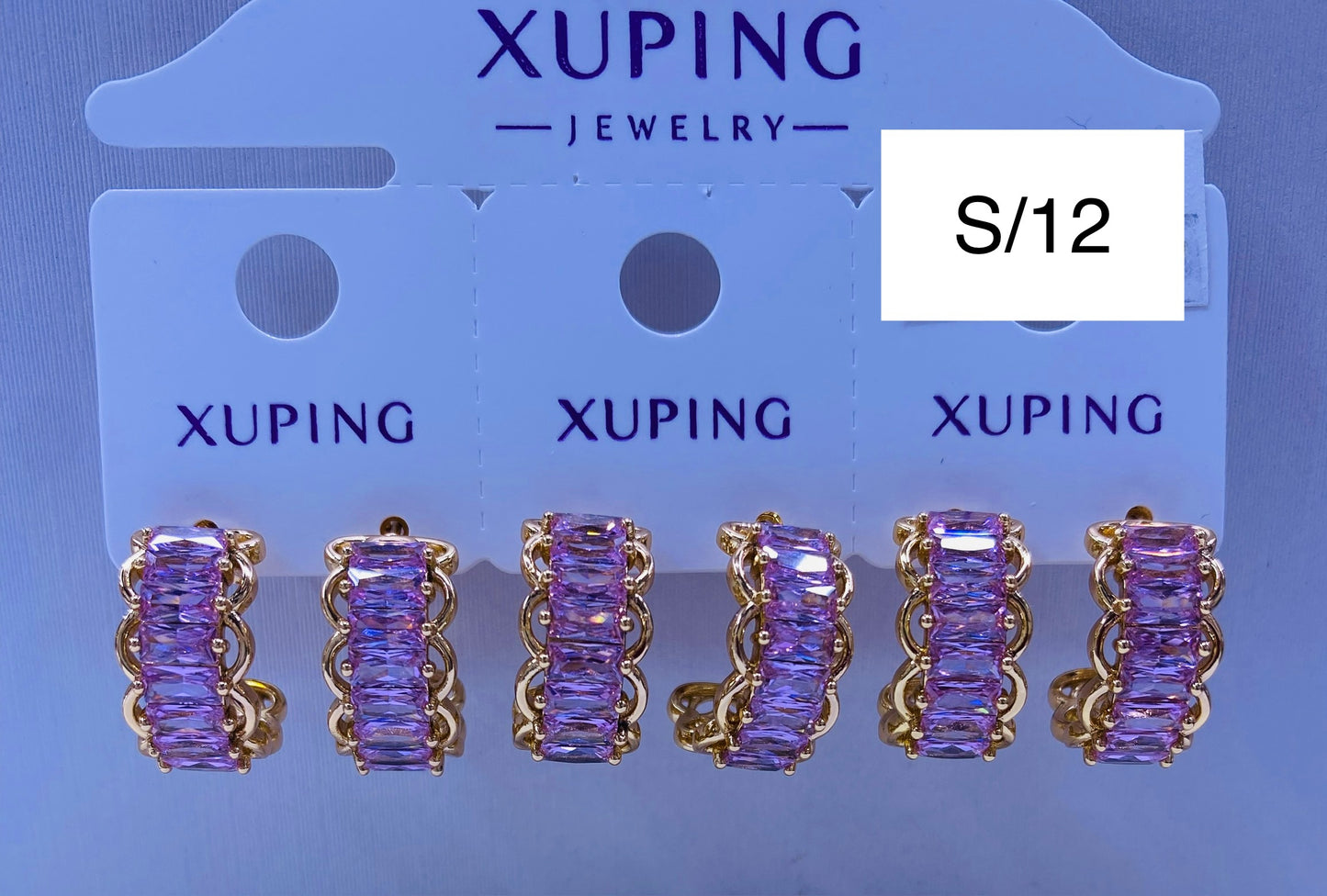 Argolla Xuping original color 18k rose por 1 und.