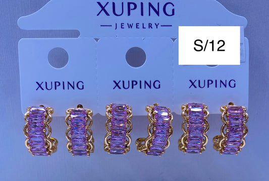 Argolla Xuping original color 18k rose por 1 und.