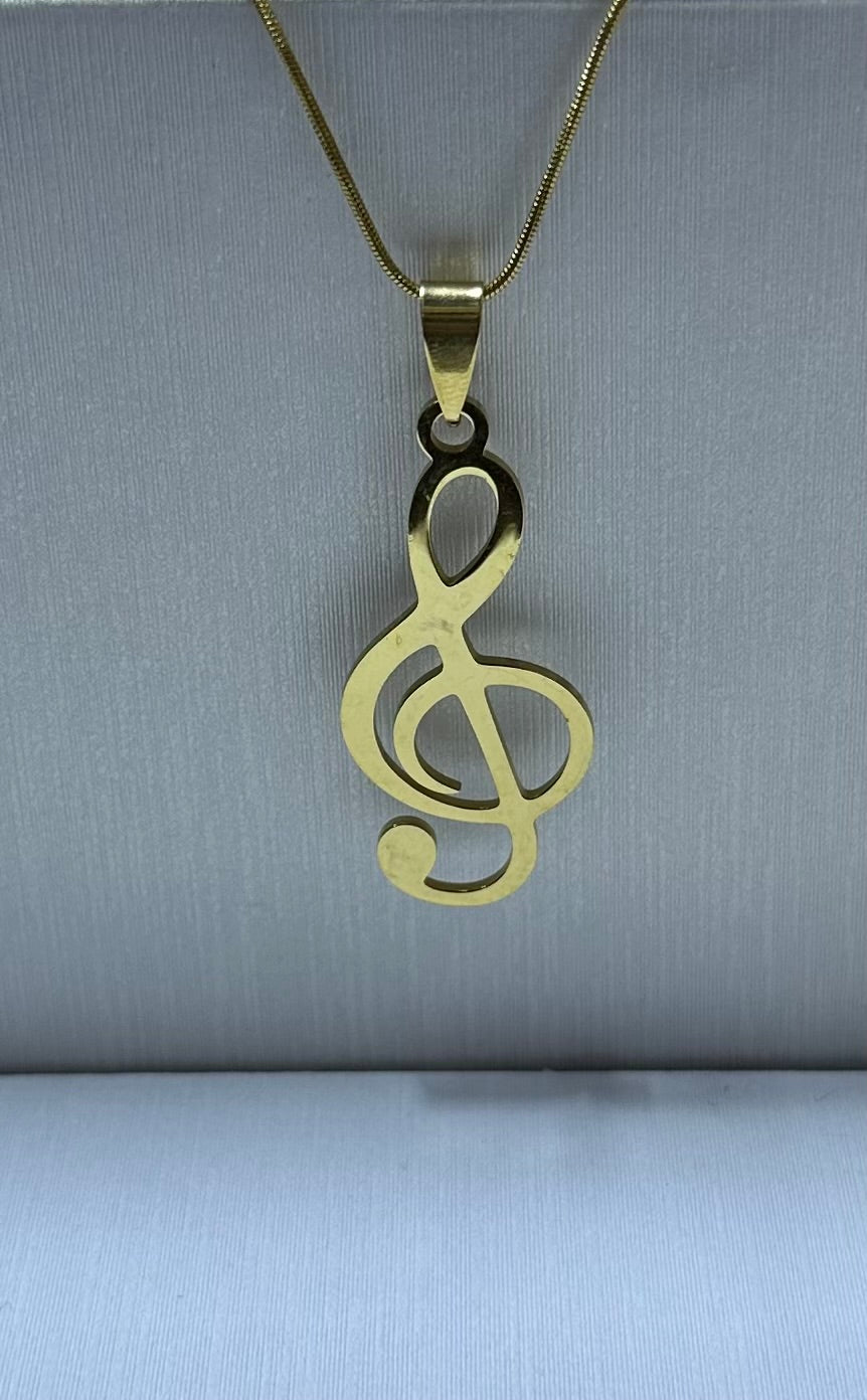Dije nota musical (sin cadena)