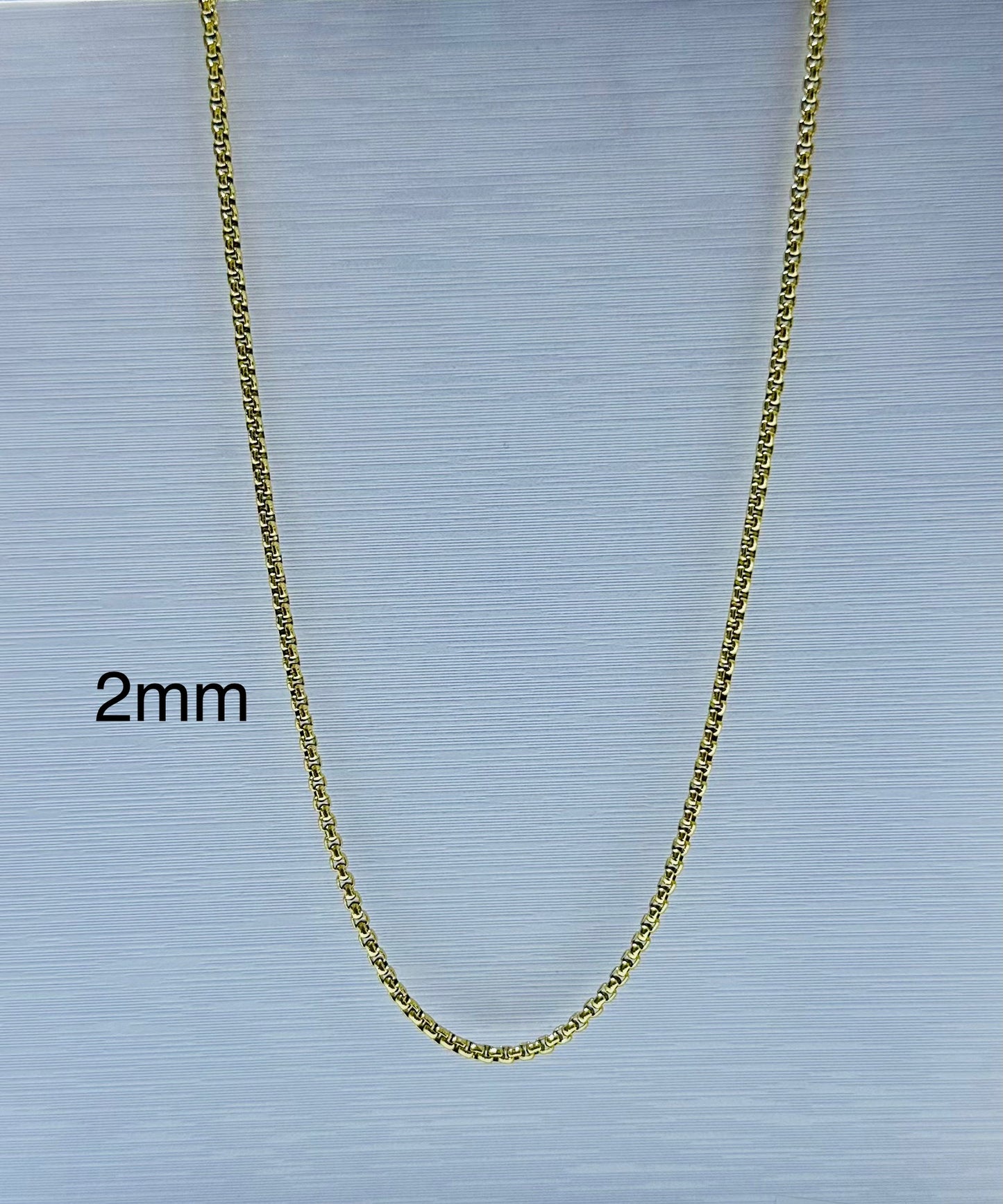 Collar de varón dorado (60 cm)