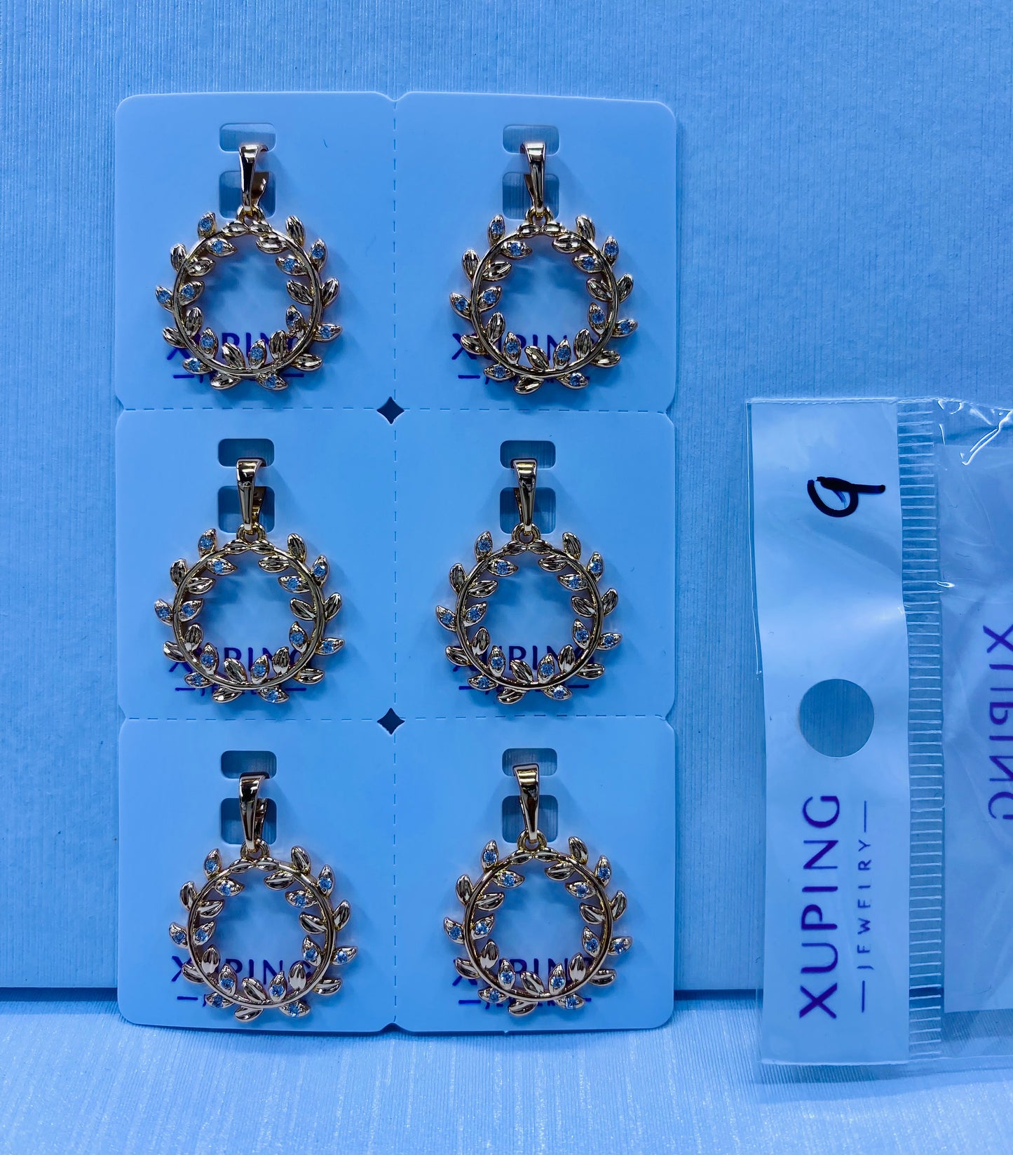 Dije Xuping en color 18k rose por 1 und.