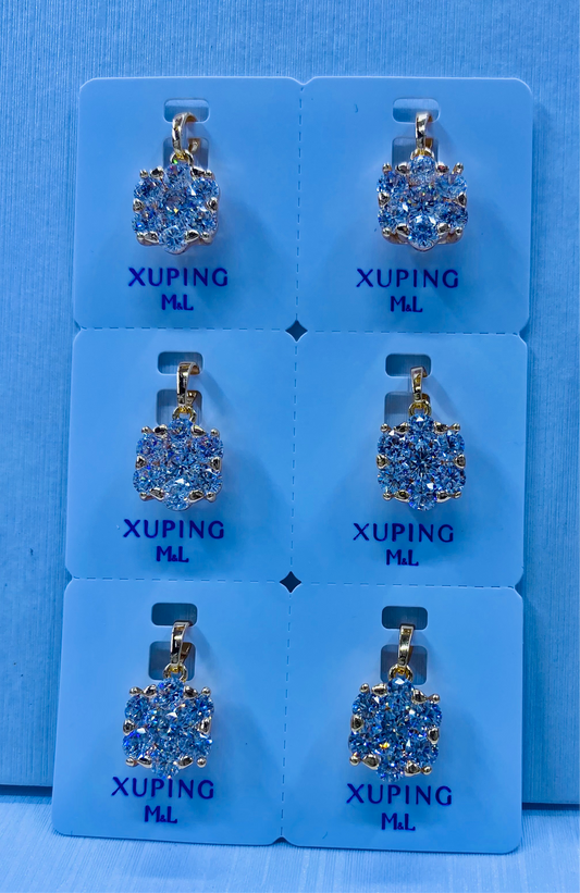 Dije Xuping M&L color 18k rose por 1 und.
