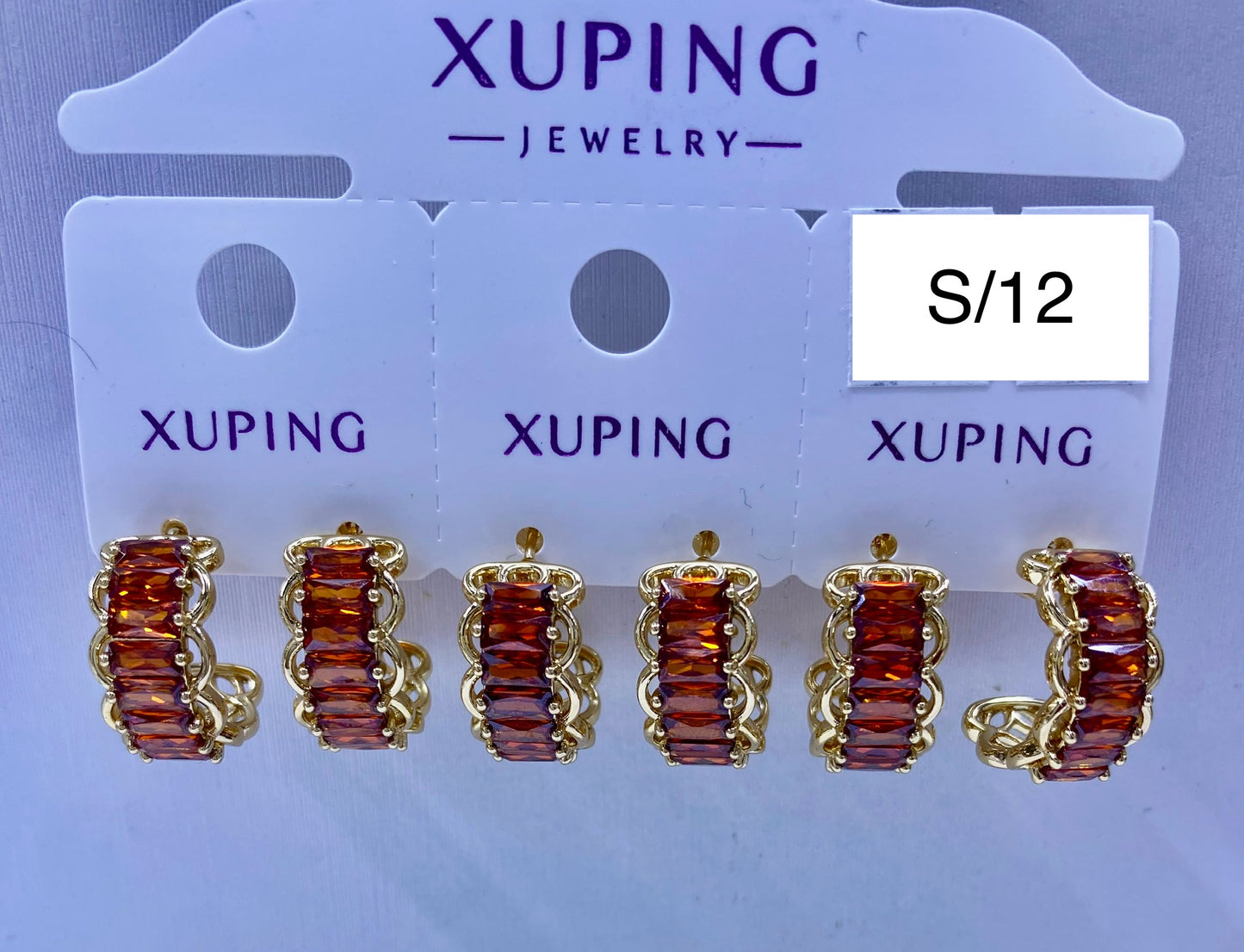 Argolla Xuping original color 18k rose por 1 und.