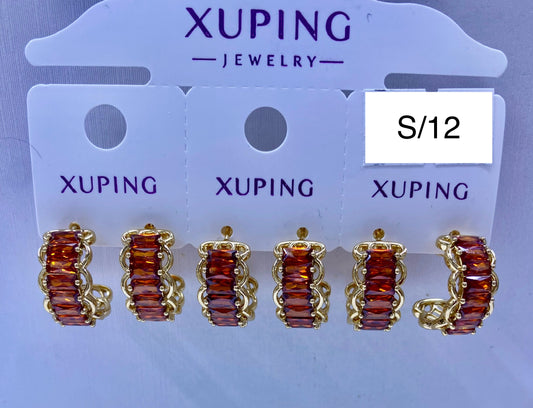 Argolla Xuping original color 18k rose por 1 und.