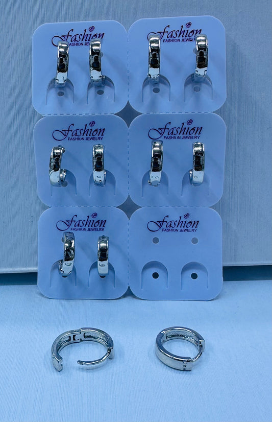 Argolla plateada por 6 pares