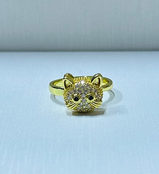 Anillo gato giratorio regulable