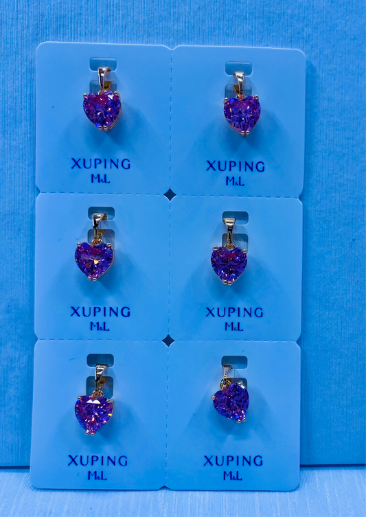 Dije Xuping M&L en color 18k rose por 1 und.