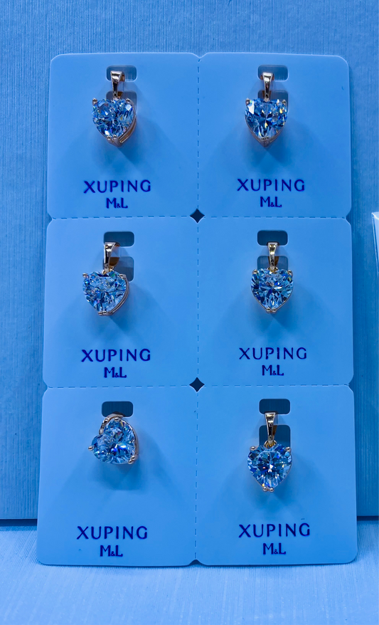 Dije Xuping color 18k rose por 1 und.