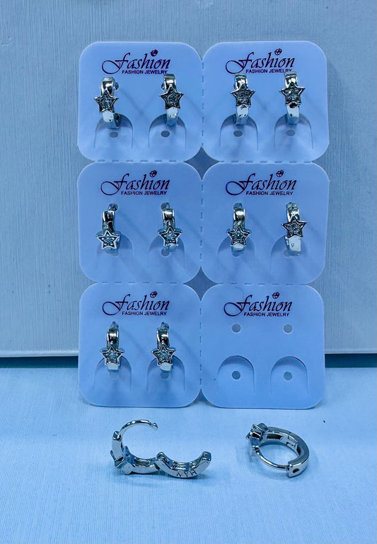 Argolla plateada por 6 pares