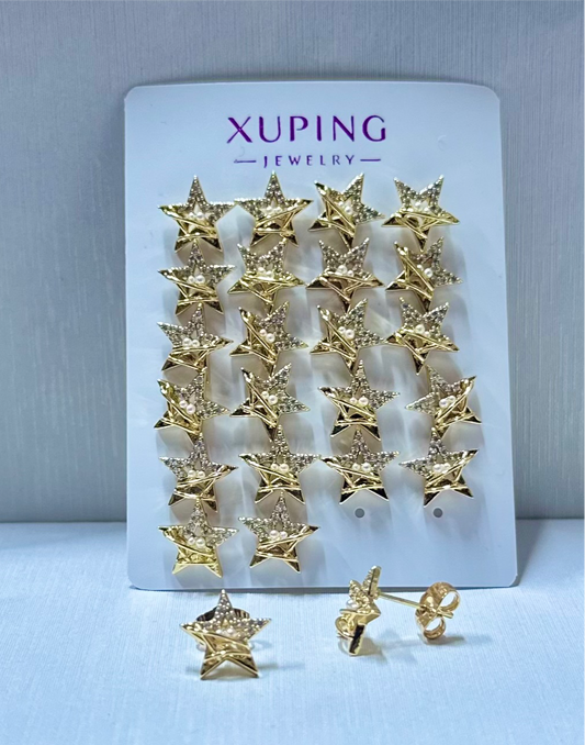Arete estrella en xuping (por 1 par)