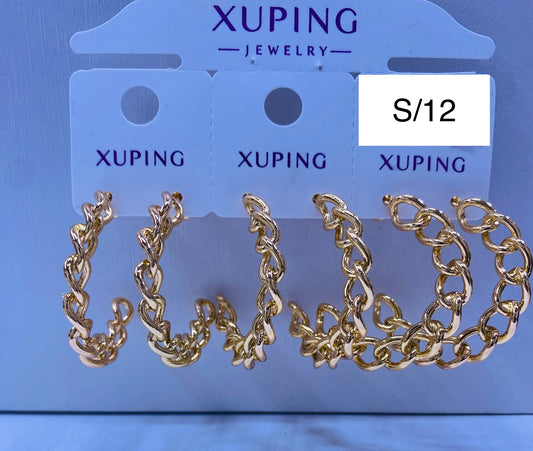 Argolla Xuping original color 18k rose por 1 und.