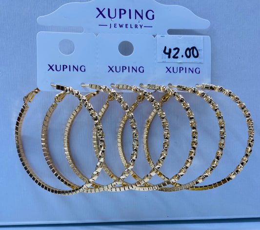 Argolla Xuping original color 18k rose por 1 und.