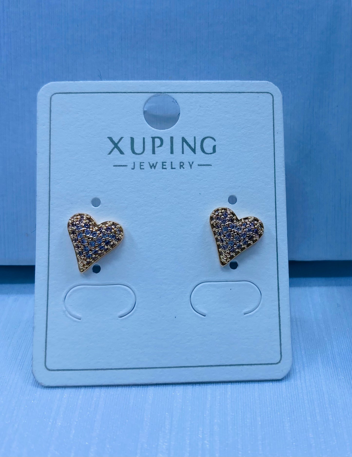 Arete xuping en color 18k rosa