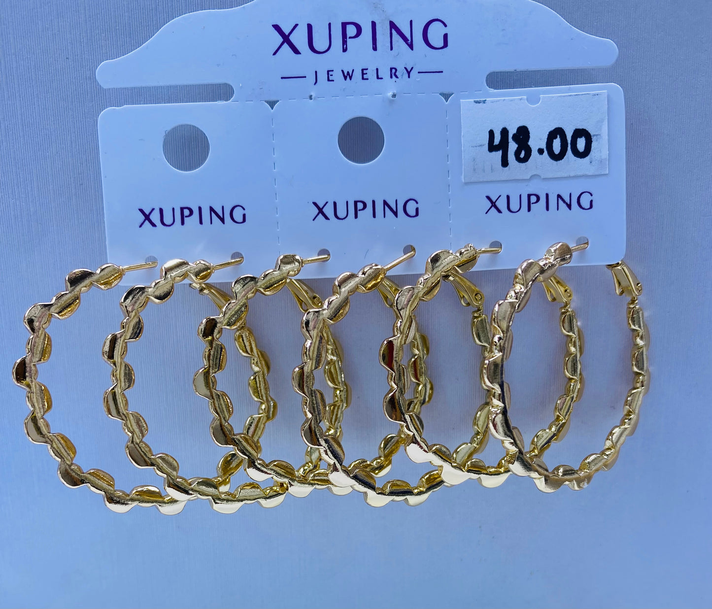 Argolla Xuping original color 18k rose por 1 und.