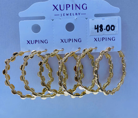 Argolla Xuping original color 18k rose por 1 und.