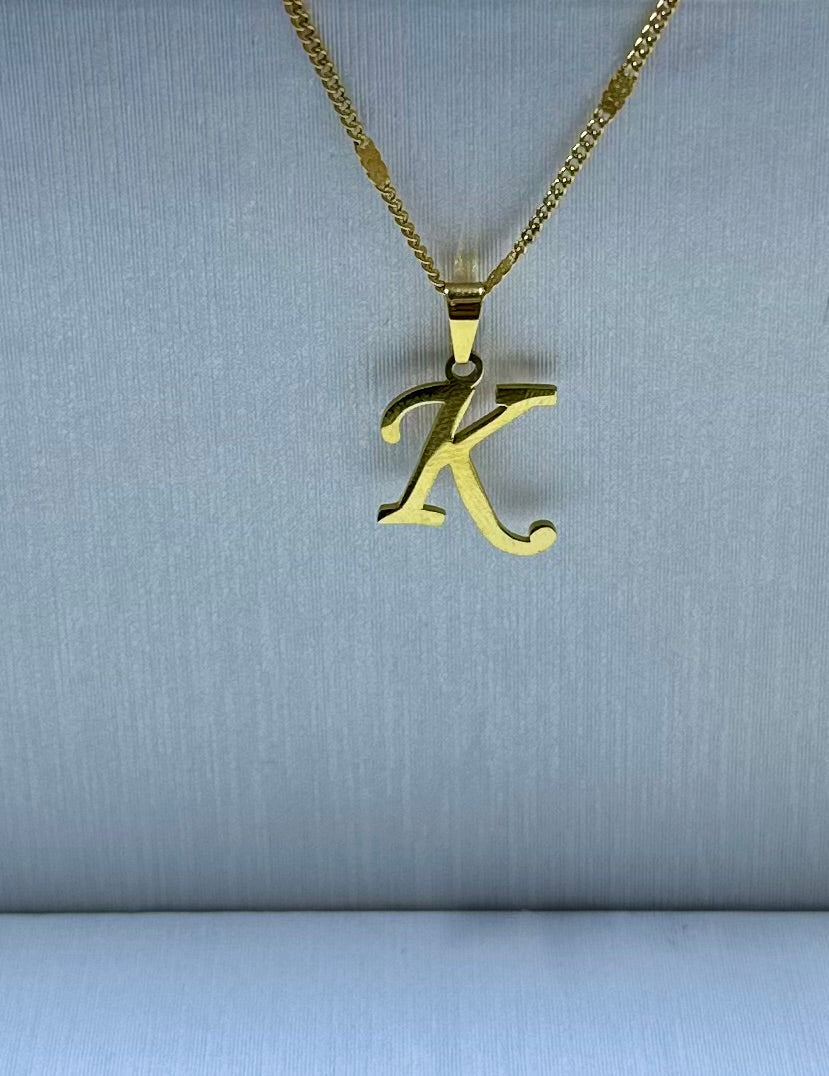 Dije letra K (sin cadena)